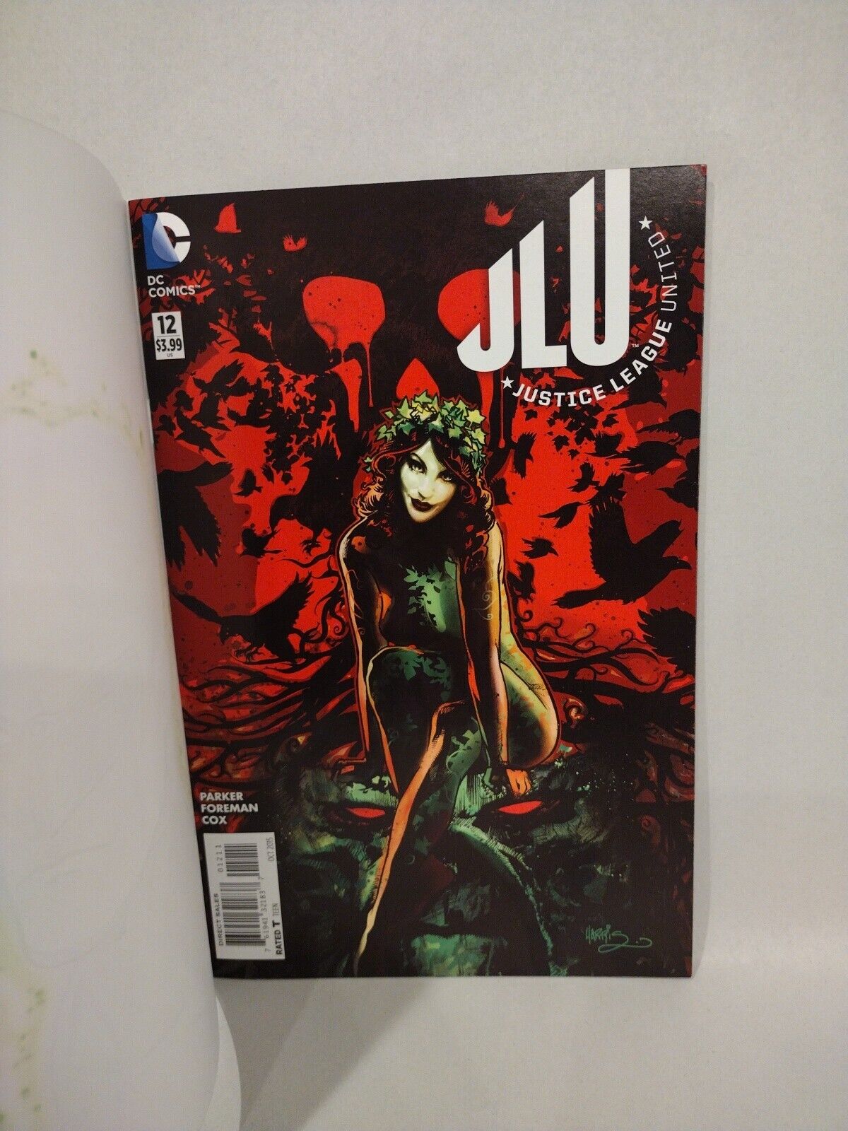 Justice League United JLU #12 DC Comic Sketch Variant W Original Campana Art 