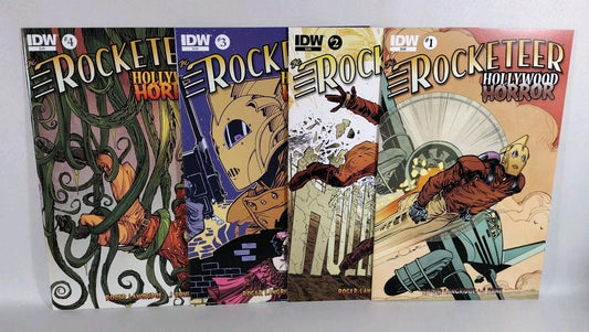 ROCKETEER: HOLLYWOOD HORROR (2013) Complete IDW Comic Series #1 2 3 4 NM