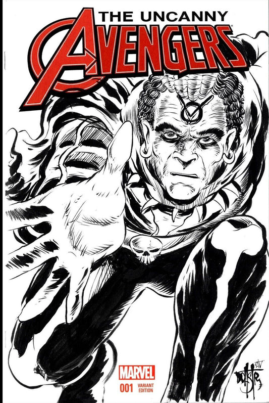 Uncanny Avengers 1 (2015) Marvel Sketch Var W Original DCastr Brother Voodoo Art