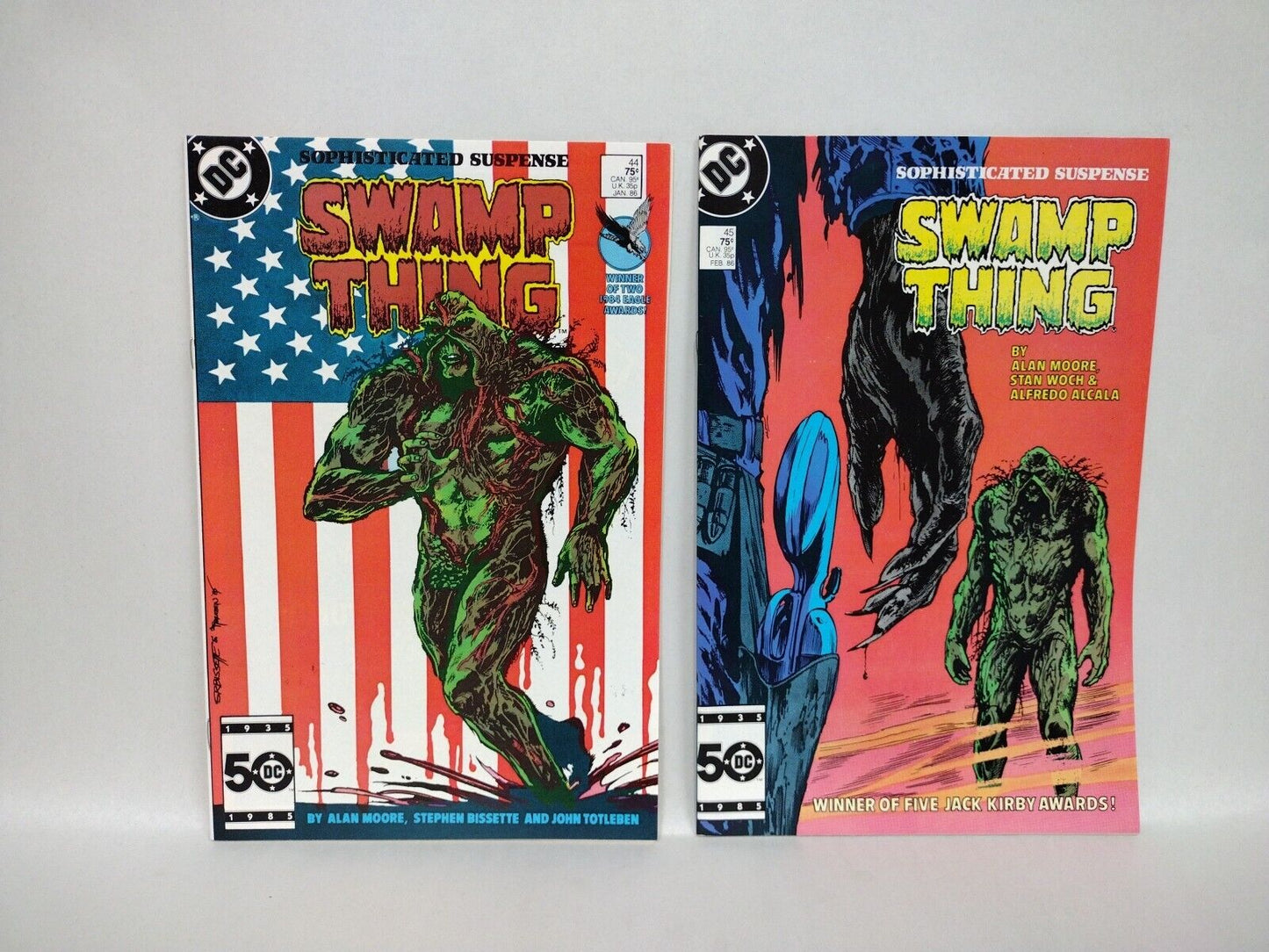 Swamp Thing 1985 DC Comic Lot 42 43 44 45 46 47 48 Alan Moore Bissette Totleben