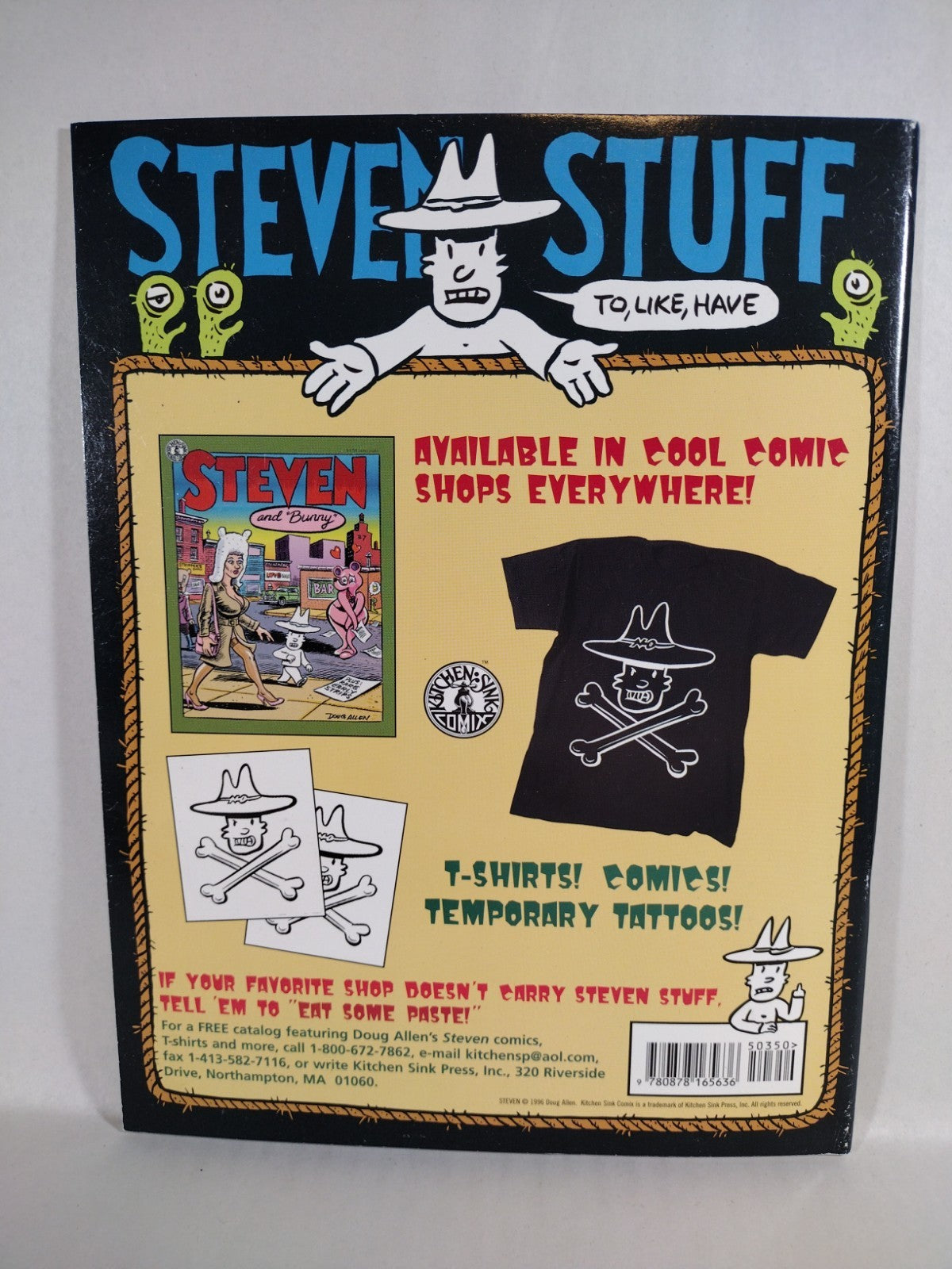 Steven #8 (1996) Doug Allen Kitchen Sink Comic VF-F