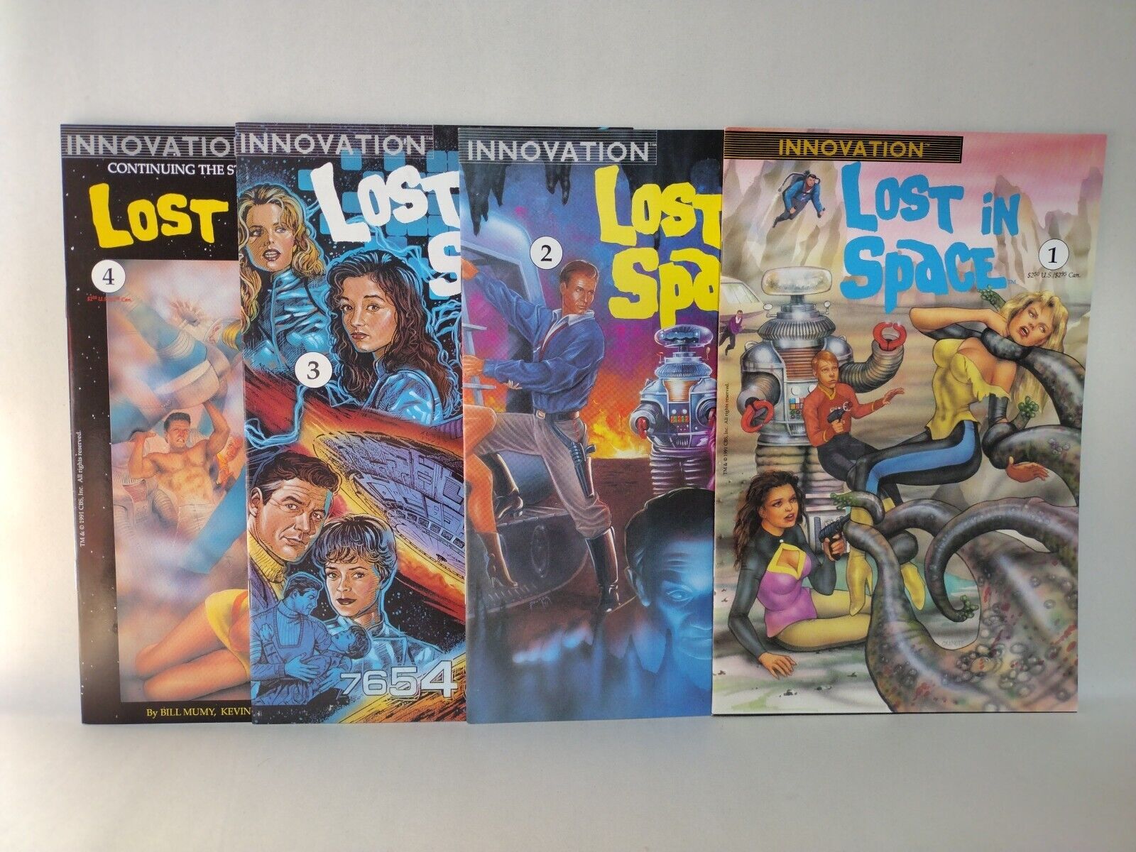 Lost in Space (1991) Innovation Comic Set #1 2 3 4 Mark Jones Eddie Newell NM