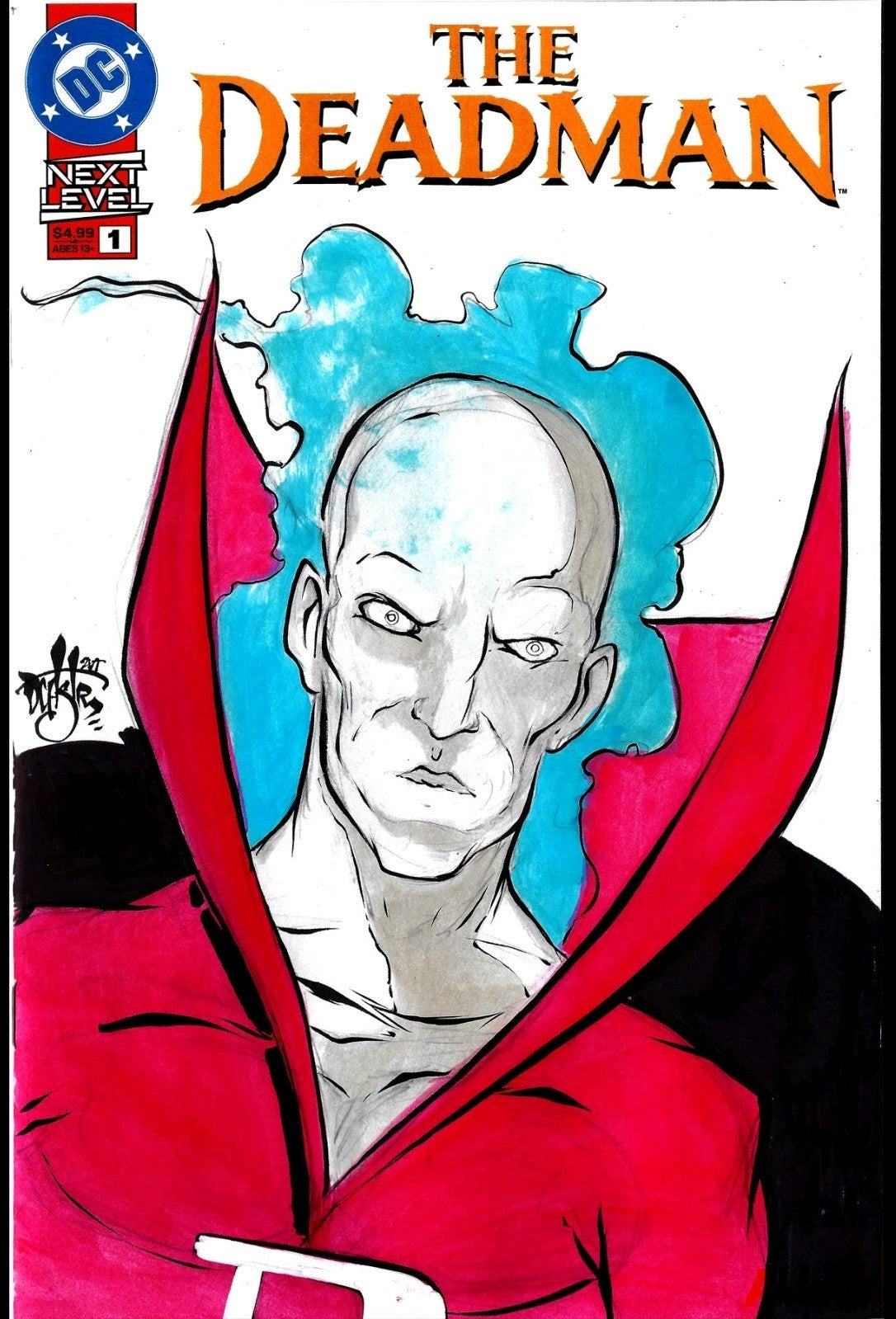 Deadman #1 (2026) DC Sketch Cover W Original Dave Castr Art