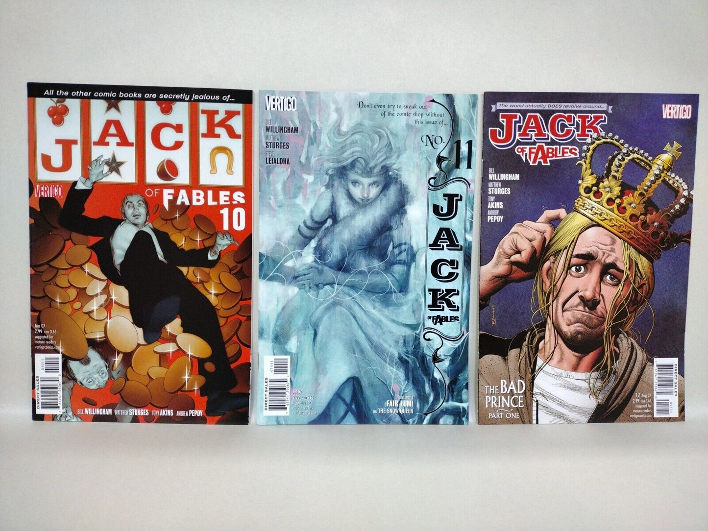 Jack Of Fables (2006) Complete Vertigo Comic Run Set #1-50 # Literals #1-3 VF-NM