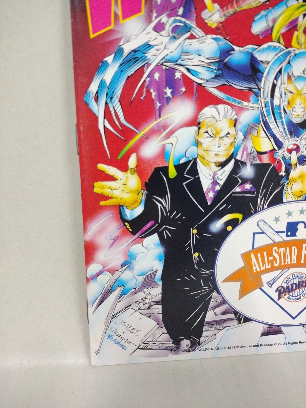 Rare Wizard Magazine (1992) Jim Lee All-Star Fanfest San Diego Padres Giveaway