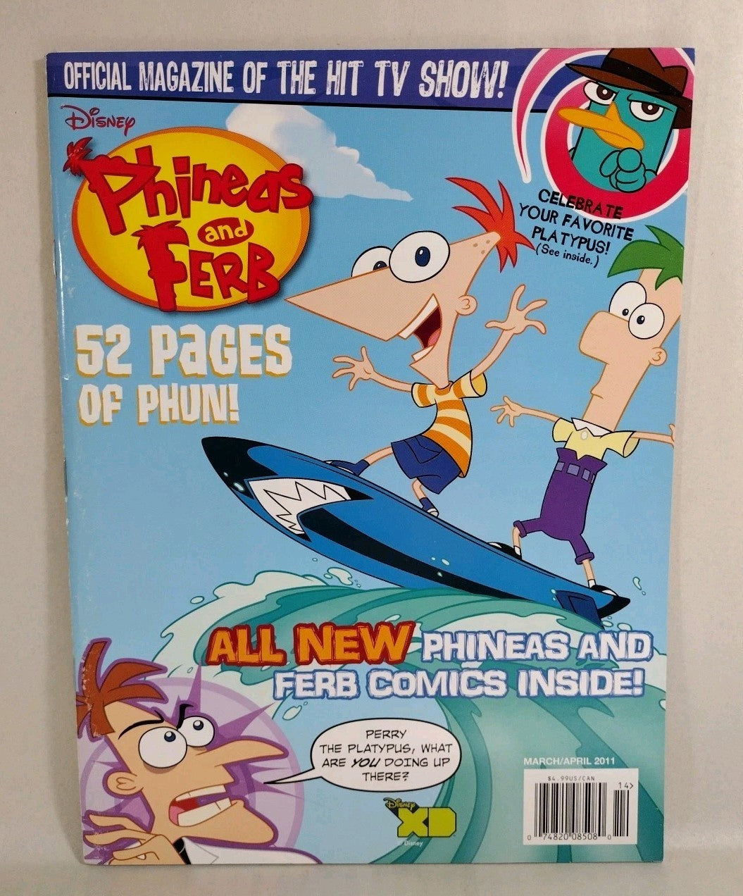 Phineas And Ferb Official Disney Comic Magazine Lot Set #1 (2011) 6 (2012)
