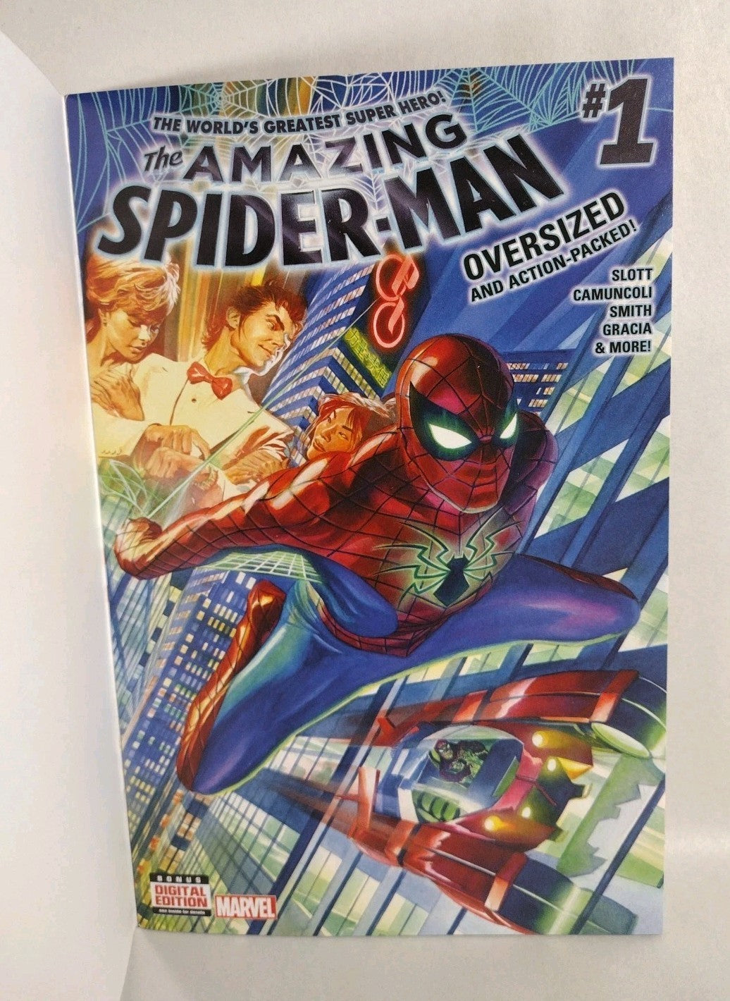 Amazing Spider-Man #1 (2015) Marvel Blank Sketch Variant Cover Comic NM
