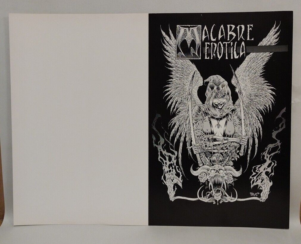 Tim Vigil Macabre Erotica 1990 Rebel Studio Portfolio Cover Only Unused 464/2500