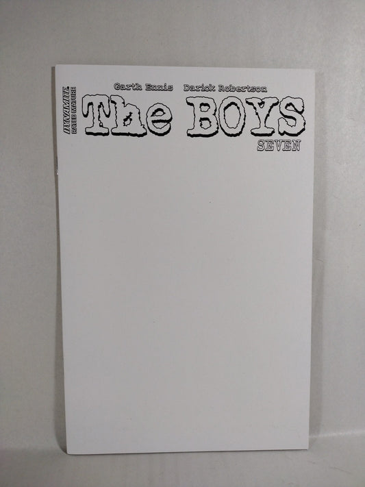 The Boys #7 (2023) Dynamite Comic Blank Sketch Variant Cover New NM
