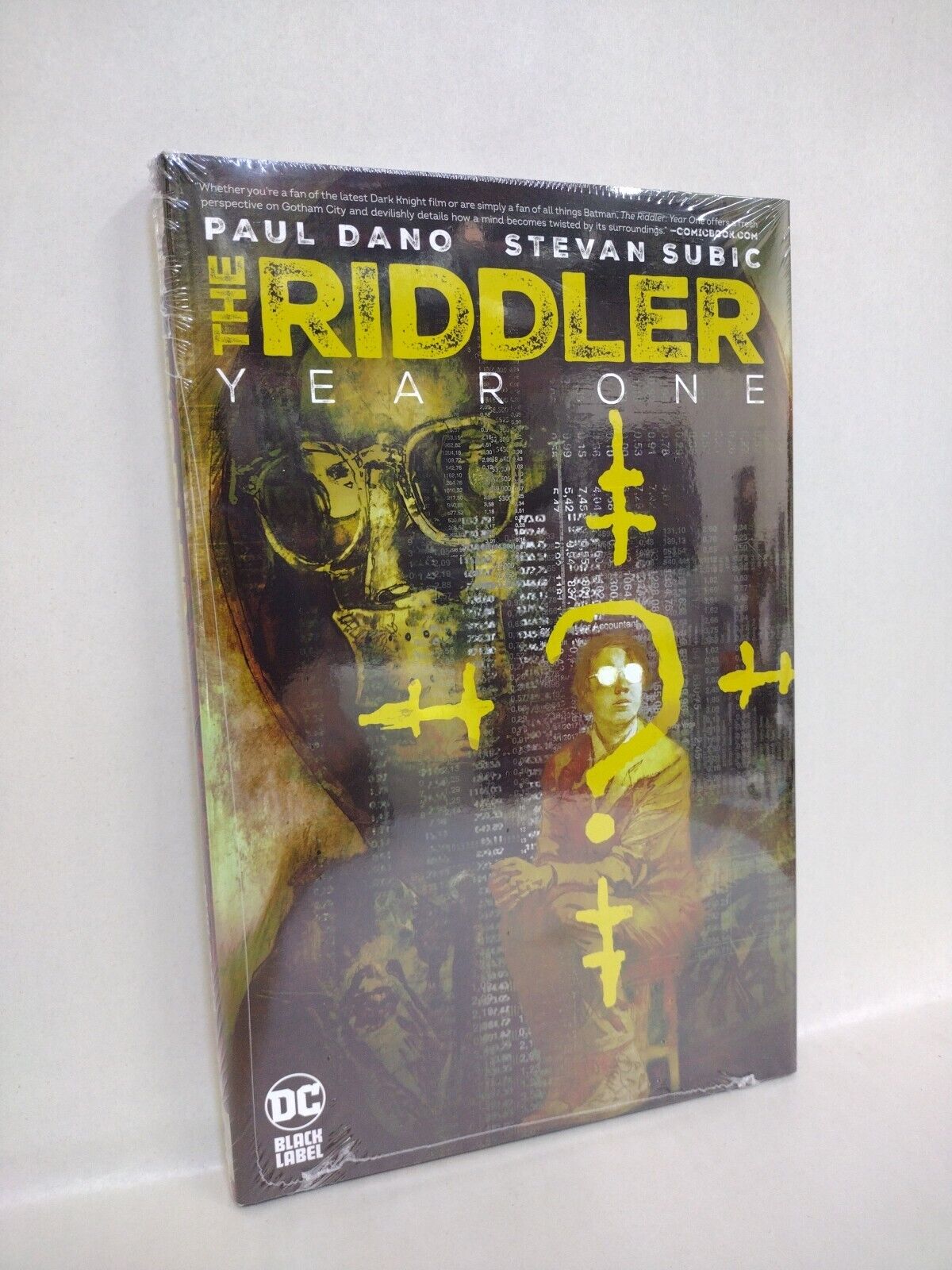 Riddler Year One DC Comics Paul Dano Stevan Subic Hardcover New Sealed