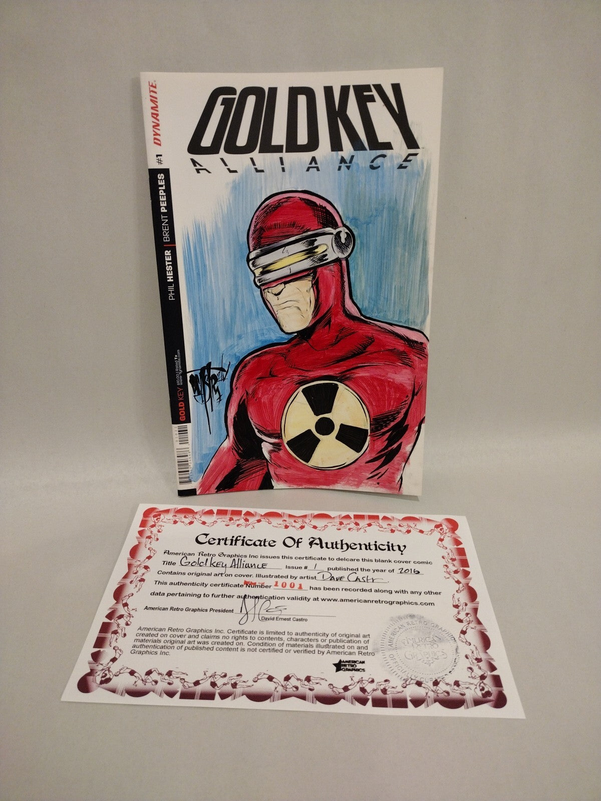 Gold Key Alliance 1 (2016) Dynamite Comic Sketch Cover Var W DCastr Original Art
