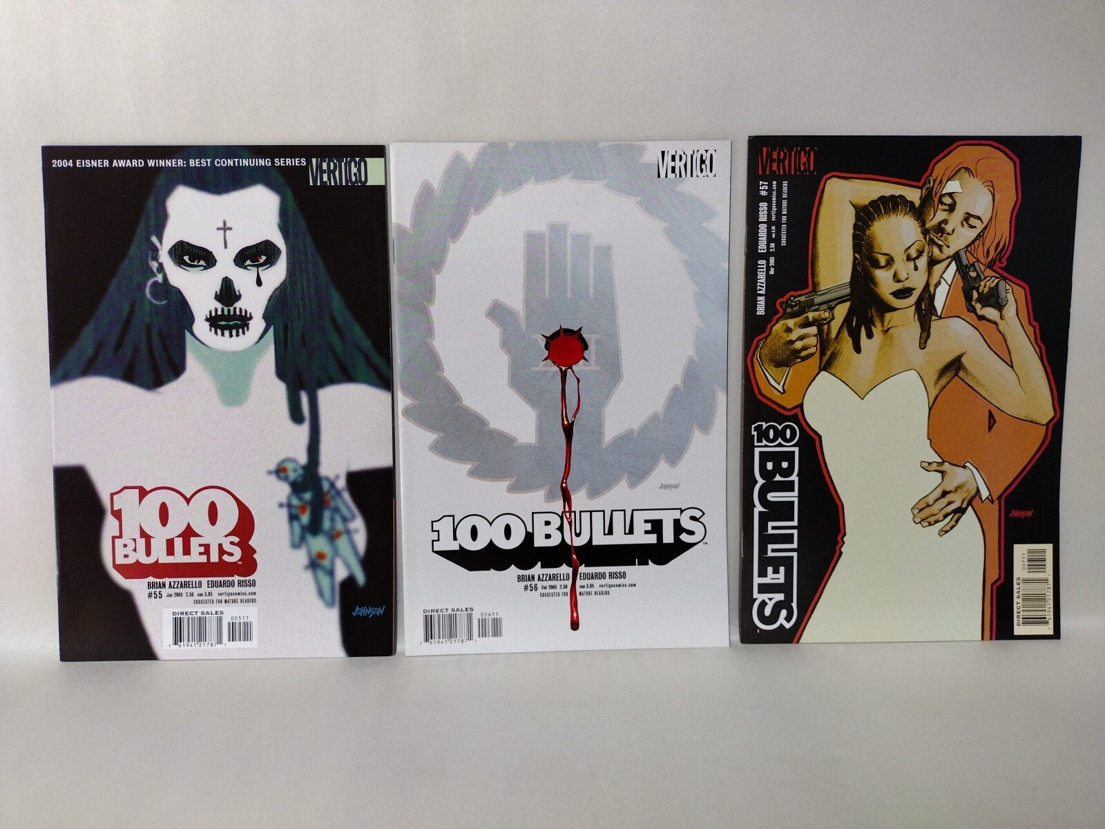 100 Bullets (2003) Vertigo Comic 17 Lot Set #43-59 Brian Azzarello Risso NM