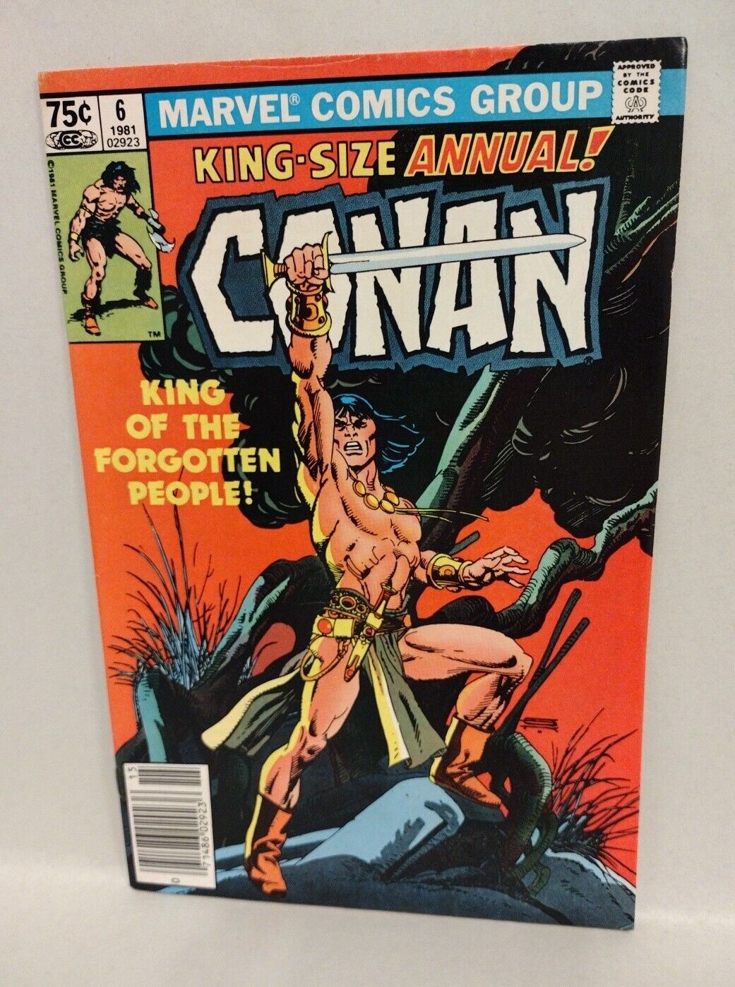 Conan (1977) King Size Annual Marvel Comic Lot Set 3 4 5 6 7 