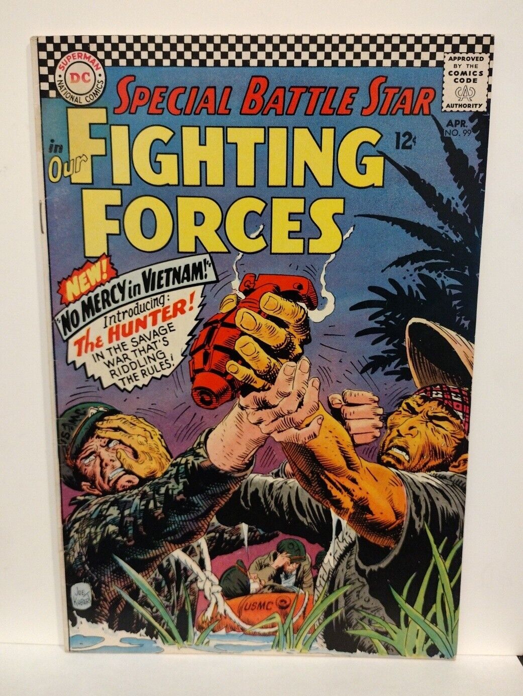 Our Fighting Forces #99 (1966) DC Silver Age Comic Introducing The Hunter