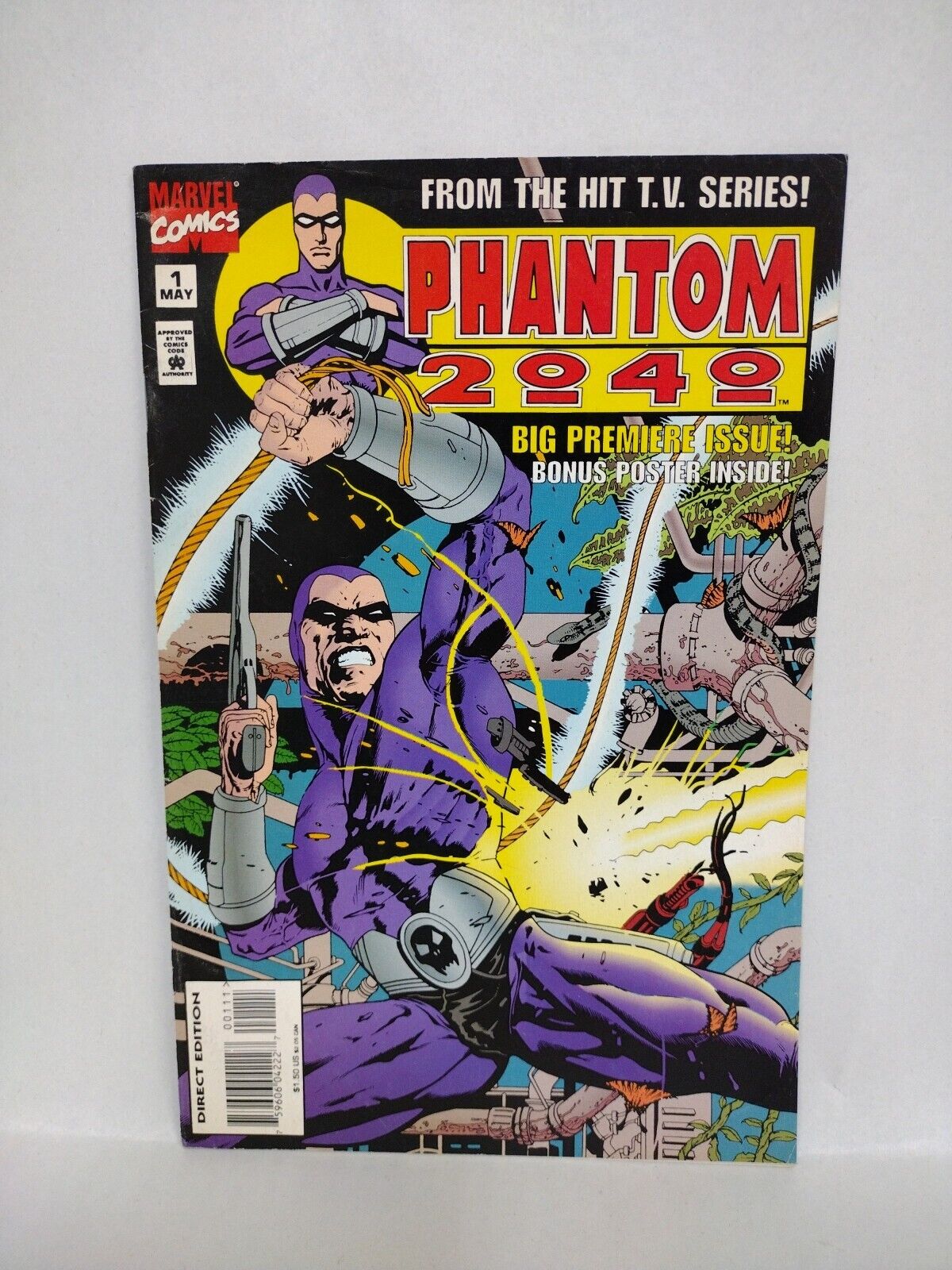 Phantom 2040 (1996) Complete Marvel Comic Set #1 2 3 4 W Pin-ups 