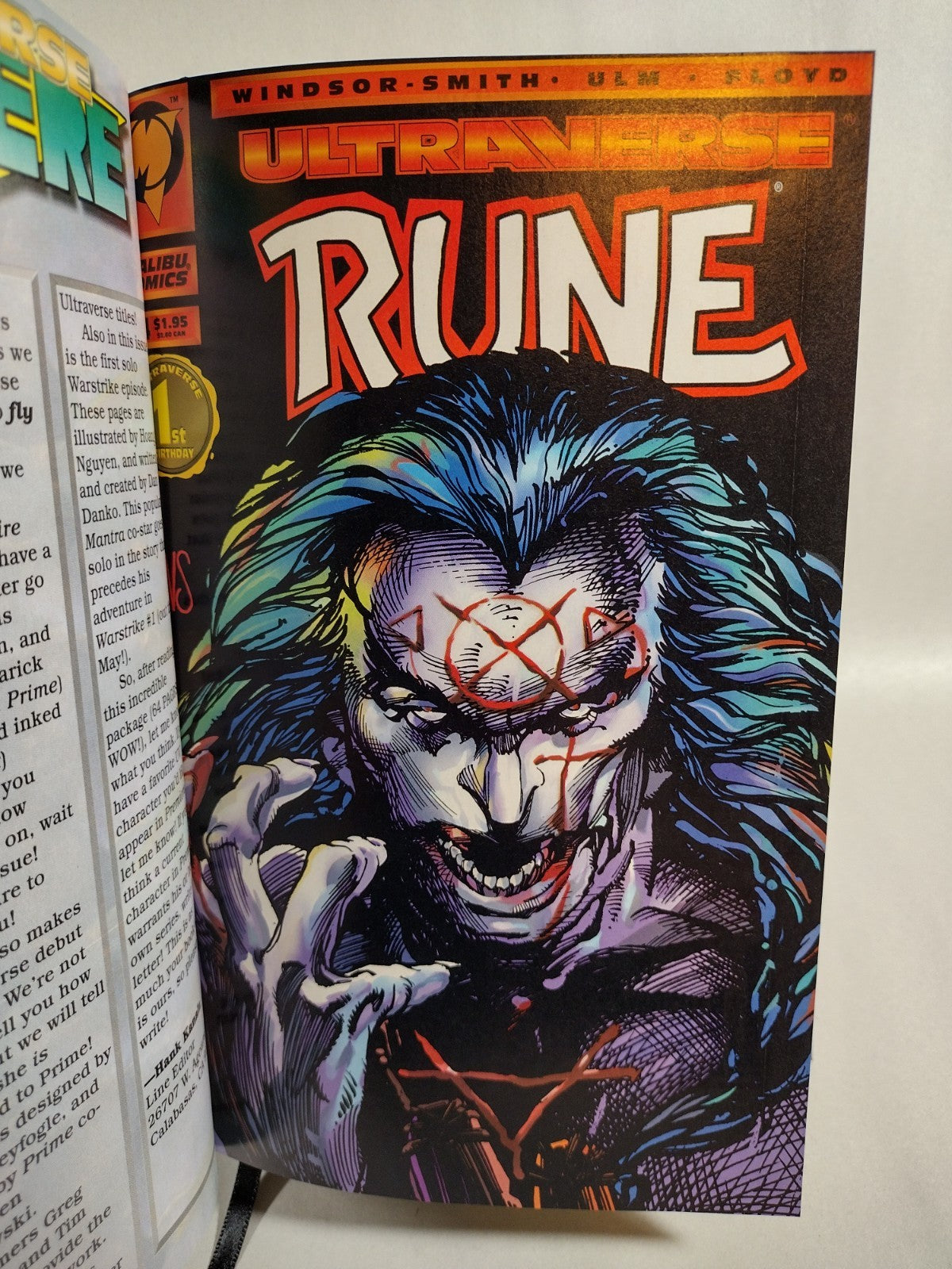 Barry Windsor-Smith's Rune (1994) Complete Malibu Comic Custom Bound Omnibus HC