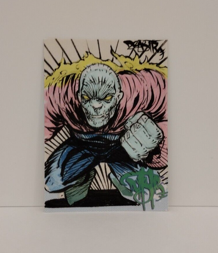 DCastr Iron Claw Series Personal Sketch Card Original 1/1 Undead Art W Holder