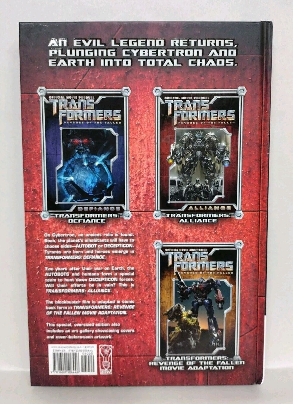 Transformers Movie Collection Vol 2 (2010) IDW HC Defiance Alliance Revenge