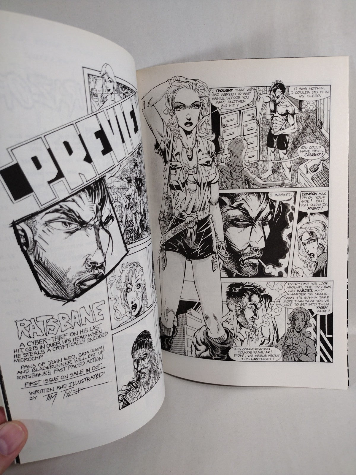 Razor #4 (1992) Fathom Press Tim Vigil Cover Art Everette Hartsoe VF