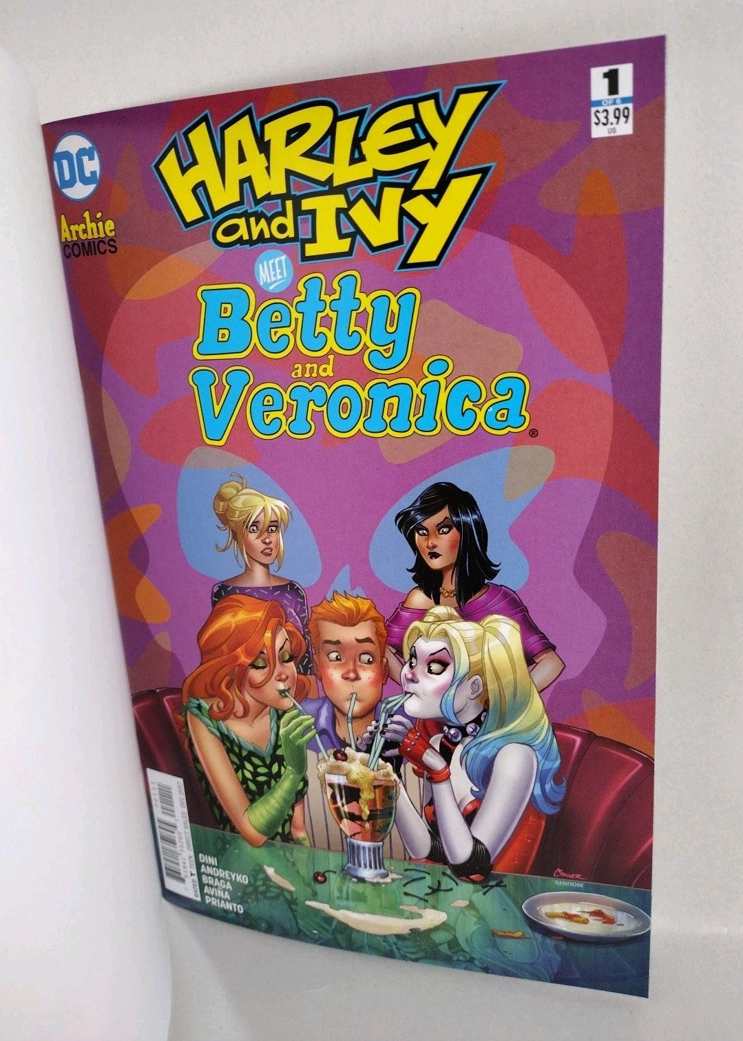 Harley & Ivy Meet Betty & Veronica #1 (2017) DC Blank Sketch Variant Cover New