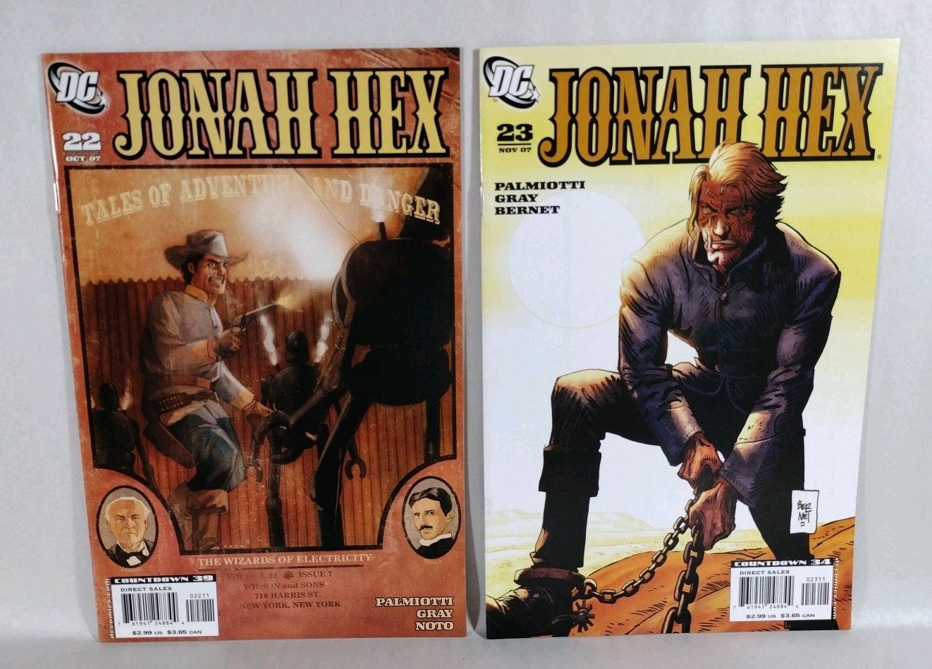 Jonah Hex (2007) DC Comic Lot Set #20 21 22 23 23 25 26 27 Palmiotti VF-NM