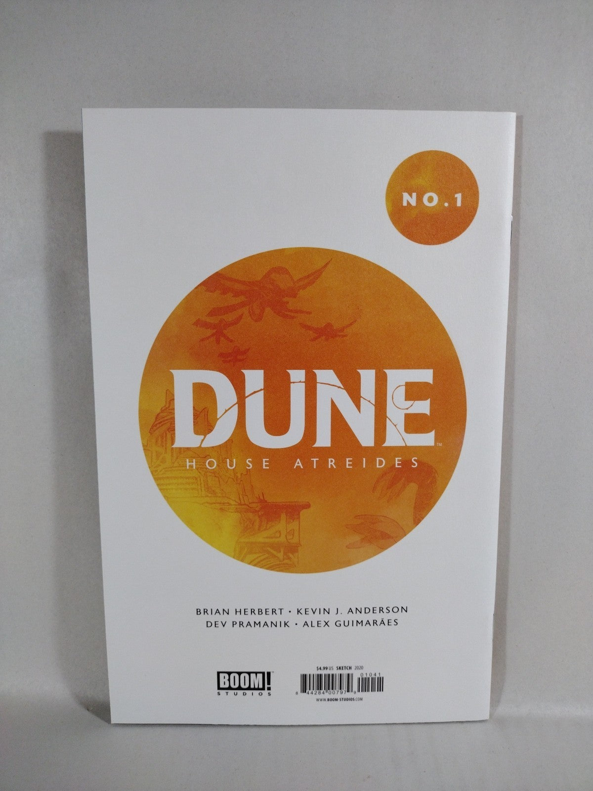 Dune House Atreides #1 (2020) Boom Studios Blank Sketch Cover Comic New NM