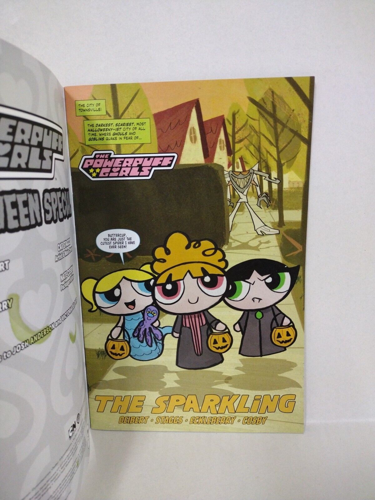 Powerpuff Girls Halloween Special 2024 Sketch Comic Cover W Original JAG Art