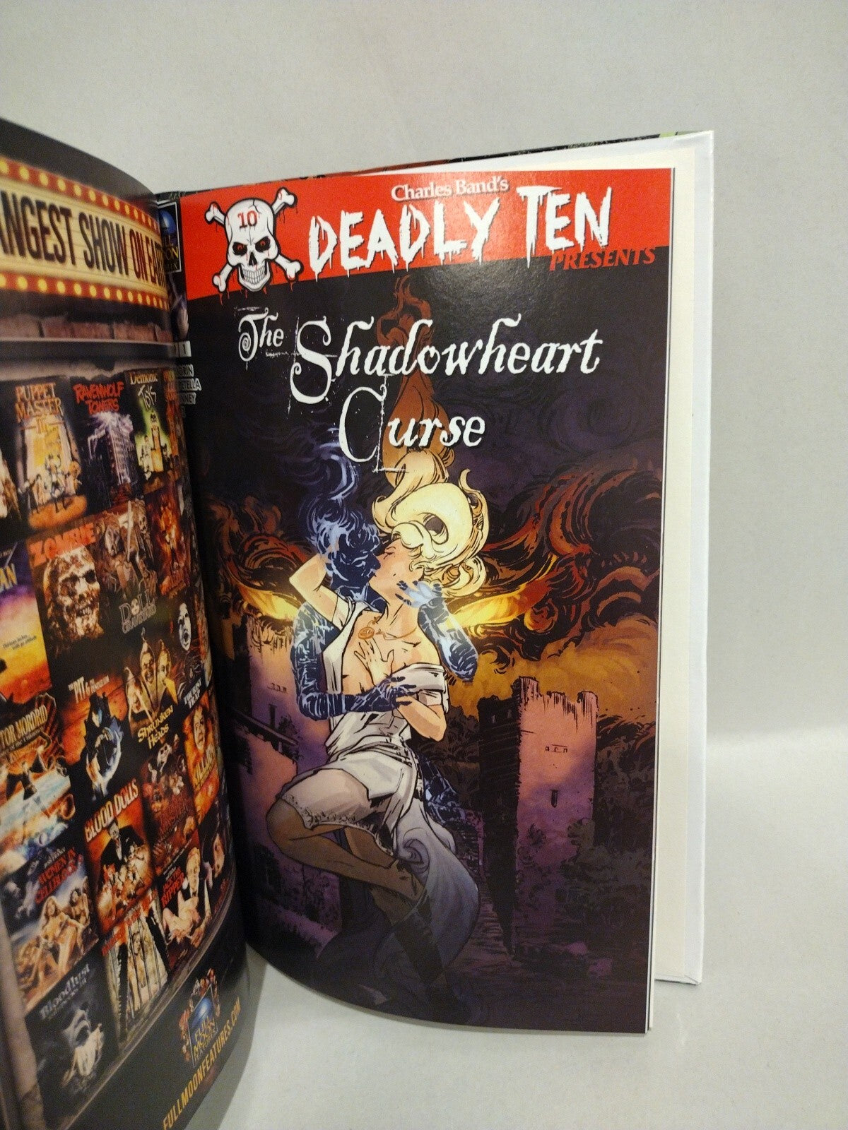 Full Moon Comix Library Edition Custom Bound Comic Hardcover ARG 166 Deadly Ten