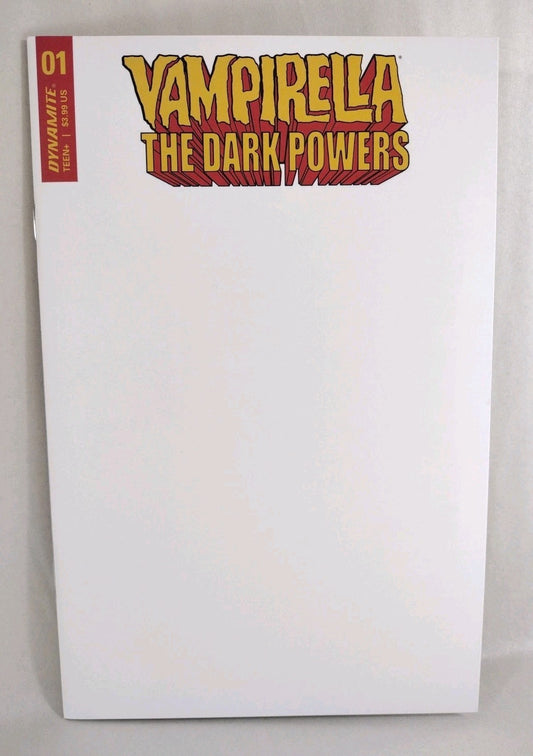 Vampirella The Dark Powers 1 (2020) Dynamite Comic Blank Sketch Cover Variant NM