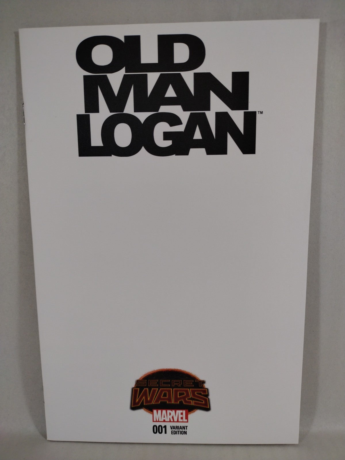 Old Man Logan #1 (2015) Marvel Secret Wars Blank Sketch Var Cover Comic New NM