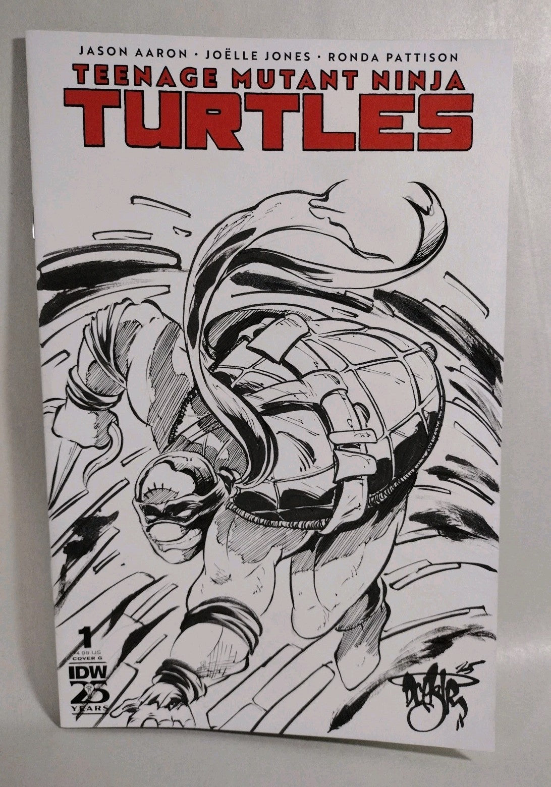 Teenage Mutant Ninja Turtles #1 (2024) IDW Sketch Cover Variant W Original Art
