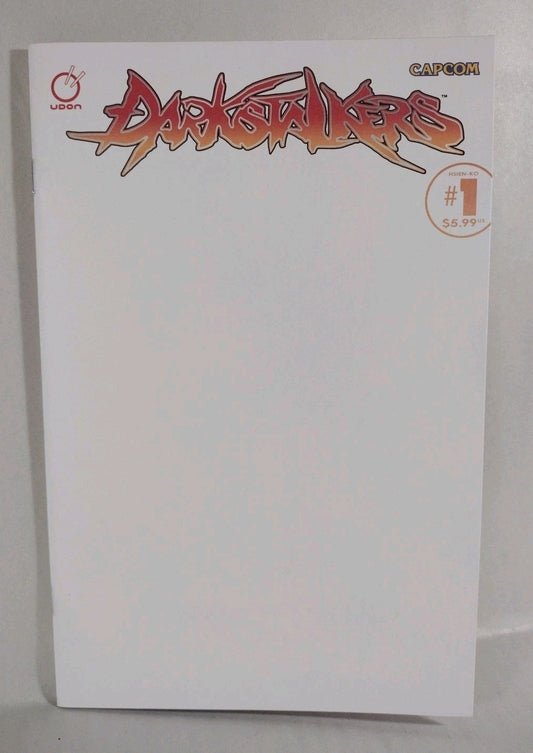 DARKSTALKERS HSIEN KO 1 (2023) Udon Capcom Blank Sketch Variant Cover Comic New