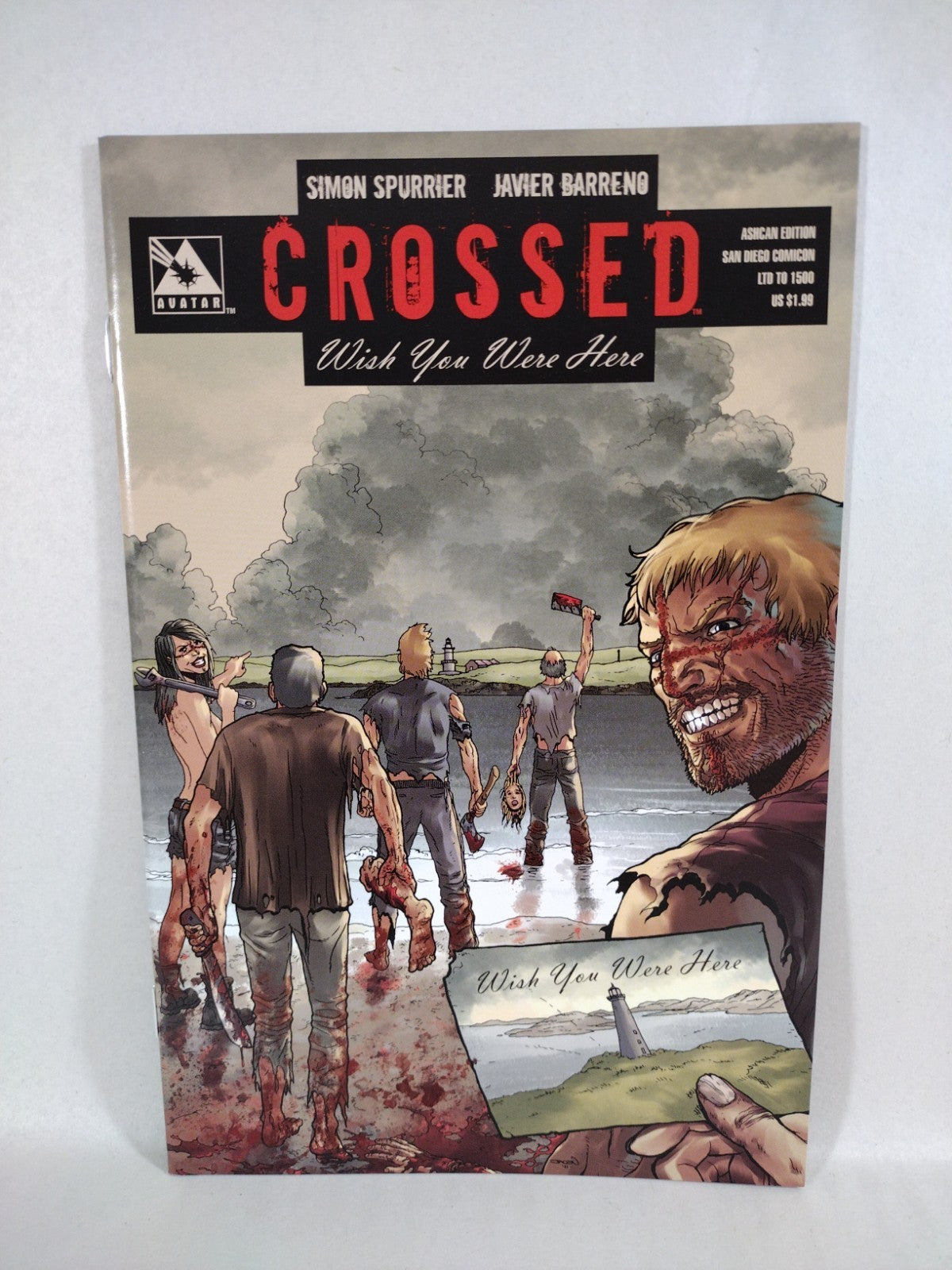 Crossed Wish You Were Here (2011) Ashcan Set SDCC Phoenix Comic Con NM