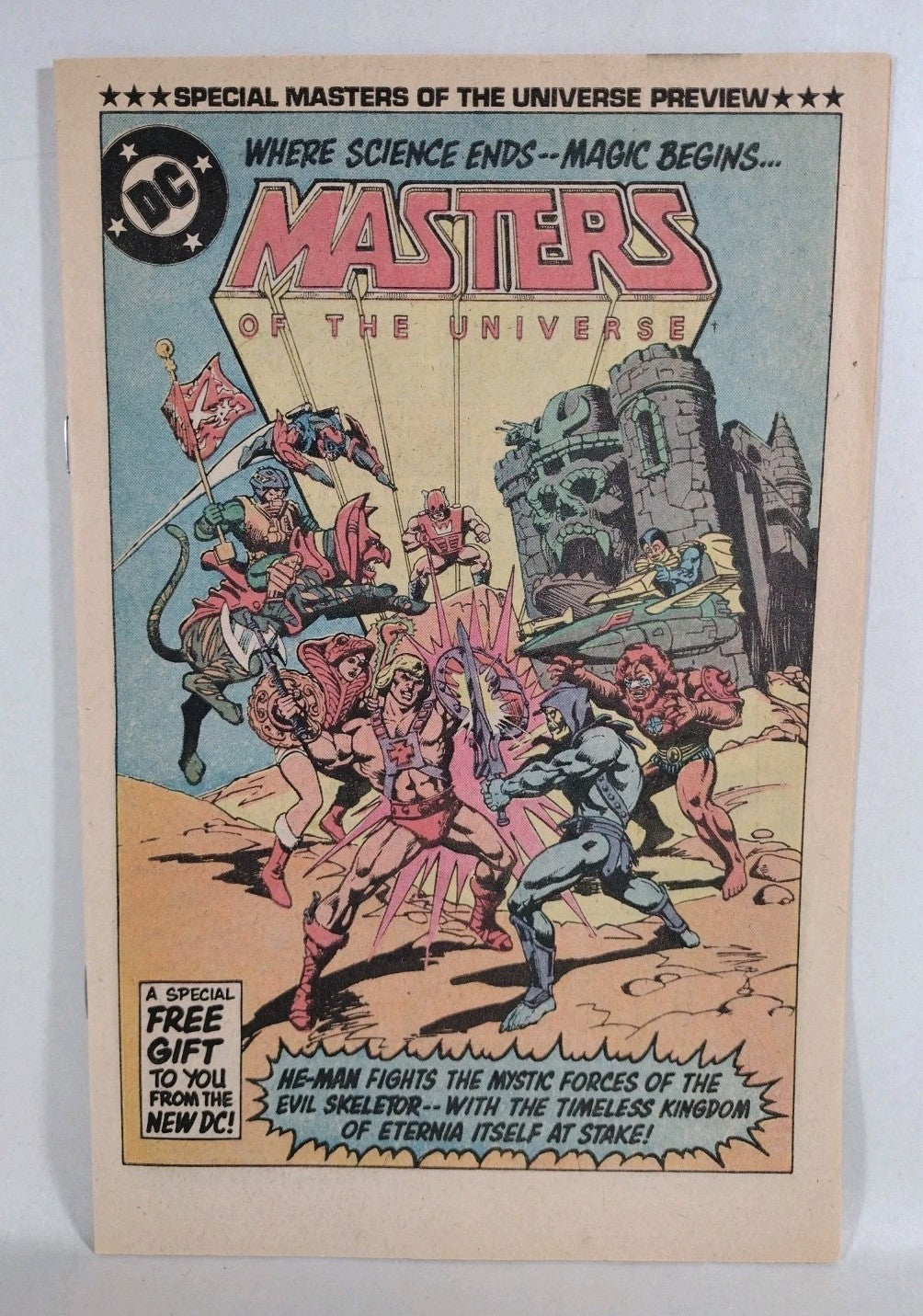 Masters Of The Universe (1982) DC Comics He-Man Preview Superman Appearance