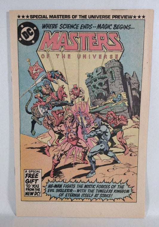 Masters Of The Universe (1982) DC Comics He-Man Preview Superman Appearance