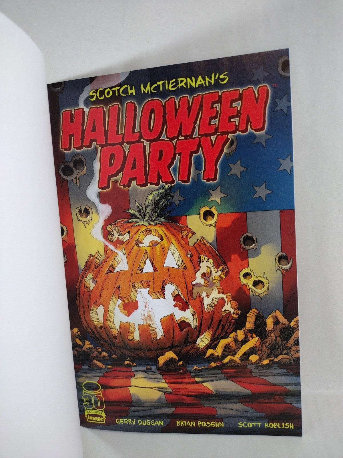 Scotch Mctiernan's Halloween Party #1 (2022) Image Comic Orange Blank Cover NM