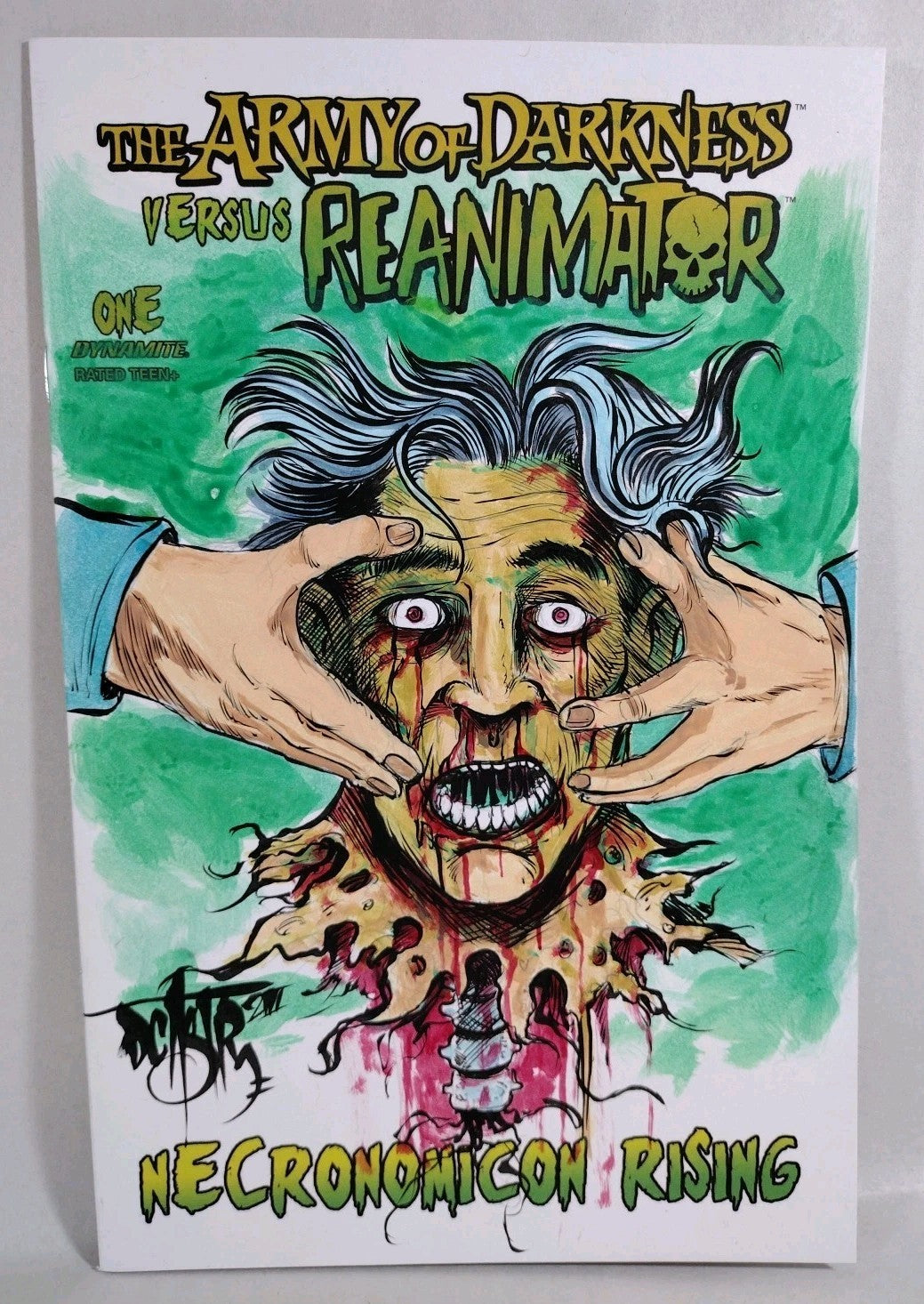 Army Of Darkness Vs Reanimator 1 Dynamite Sketch Cover Var W Original DCastr Art