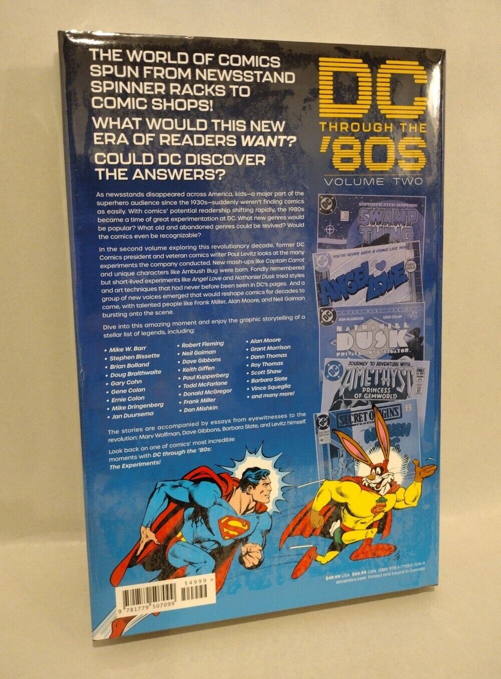 DC Through the 80s: The Experiments Hardcover Swamp Thing Sandman New Sealed HC