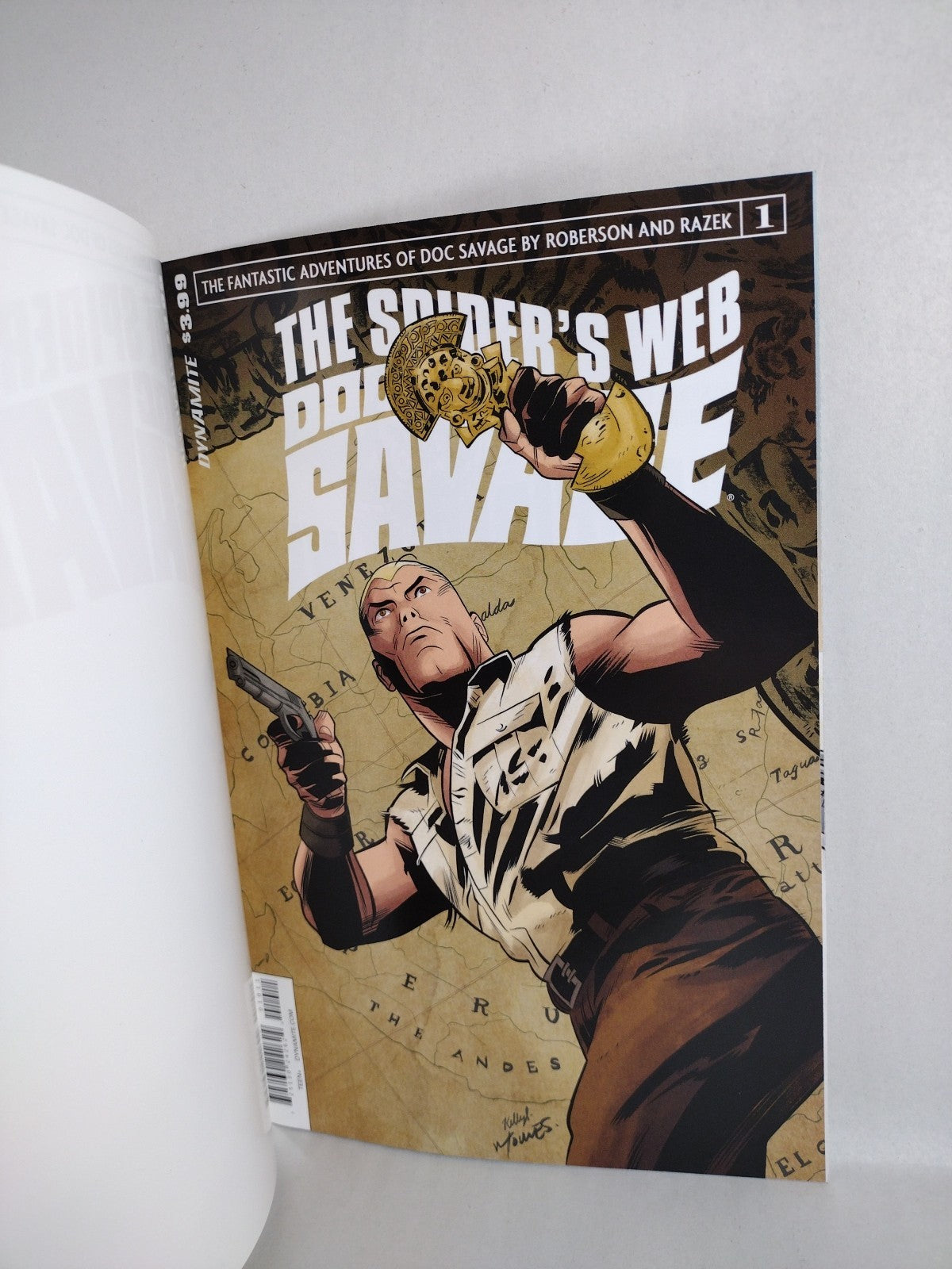 Doc Savage Spider's Web #1 (2015) Dynamite Blank Sketch Cover Variant Comic NM