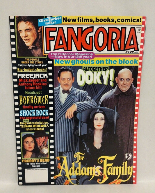 FANGORIA Magazine #109 (1992) Freddy's Dead People Under The Stairs Freejack
