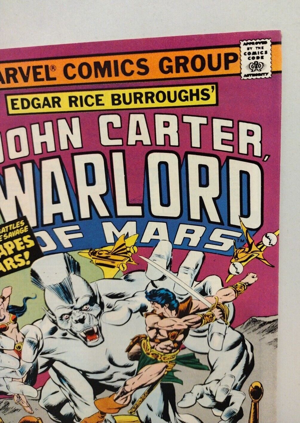 John Carter Warlord Of Mars (1977) Marvel Comic Lot #1 2 3