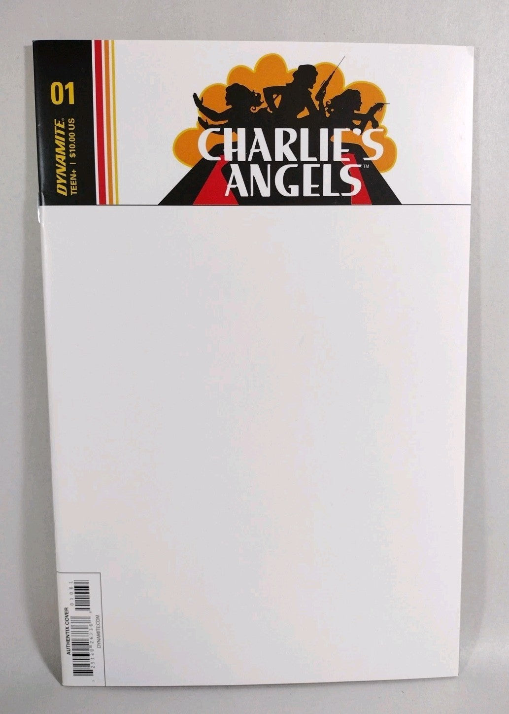 Charlie's Angels #1 (2018) Dynamite Blank Sketch Variant Cover Comic VF