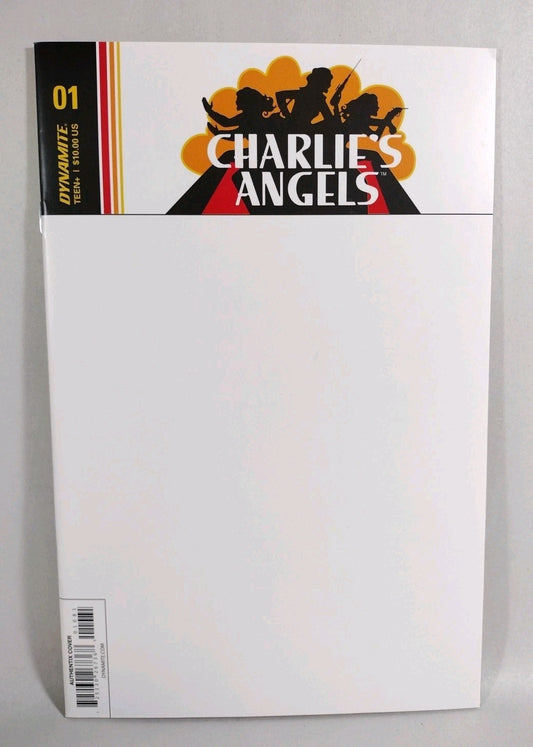 Charlie's Angels #1 (2018) Dynamite Blank Sketch Variant Cover Comic VF