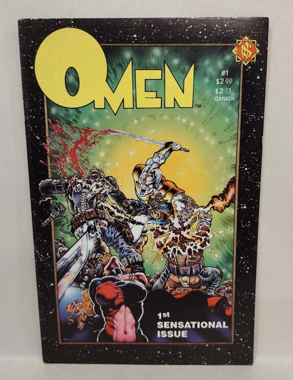 Omen (1989) Complete Northstar Comic Set #1 2 3 Tim Vigil David Quinn Sci-Fi