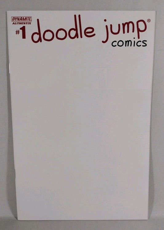 Doodle Jump #1 (2014) Dynamite Blank Sketch Cover Variant Comic NM