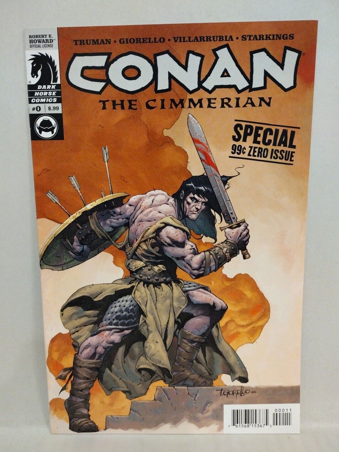 Conan The Cimmerian (2008) Dark Horse Comic Lot Set #0 #1 VF-NM