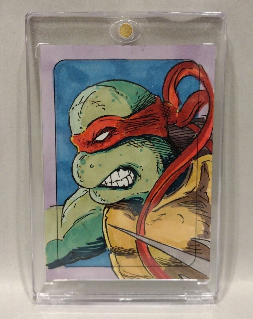 TMNT Cerebus Aardvark (2023) #86 Sketch Card w Original Raphael Dave Castr Art