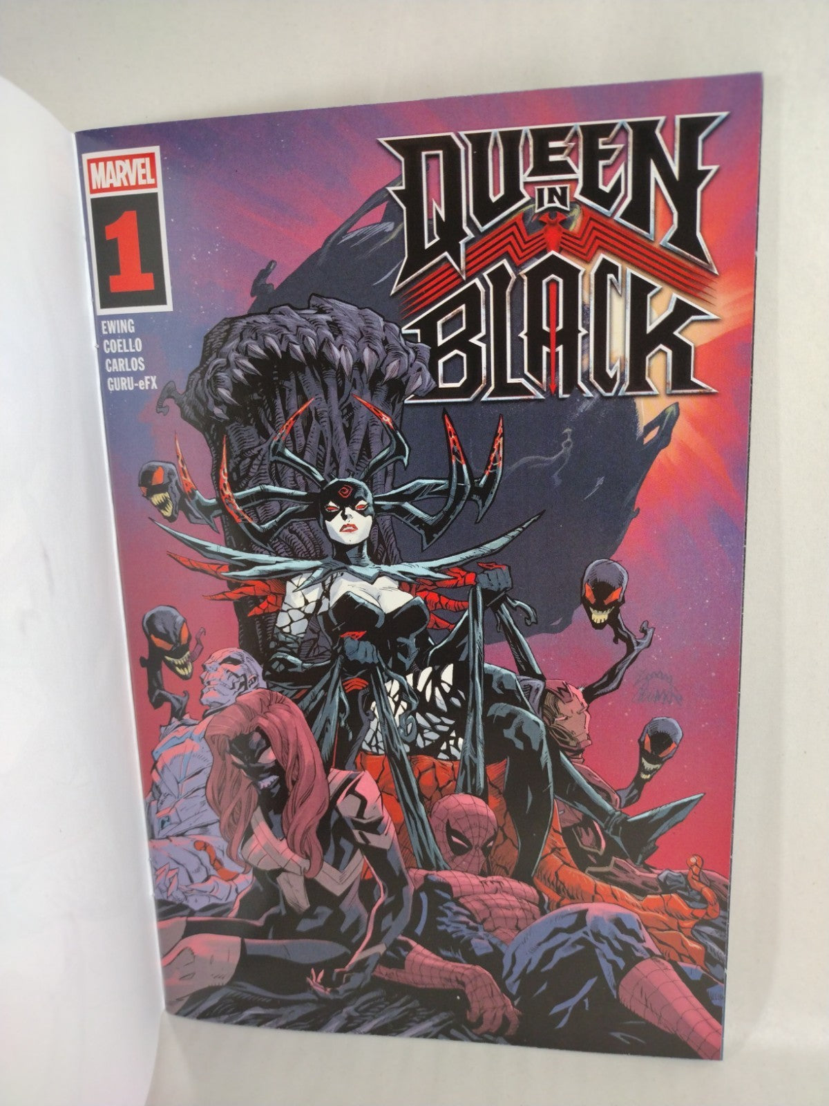 Queen In Black #1 (2026) Marvel Comic Sketch Cover W Original DCastr Art