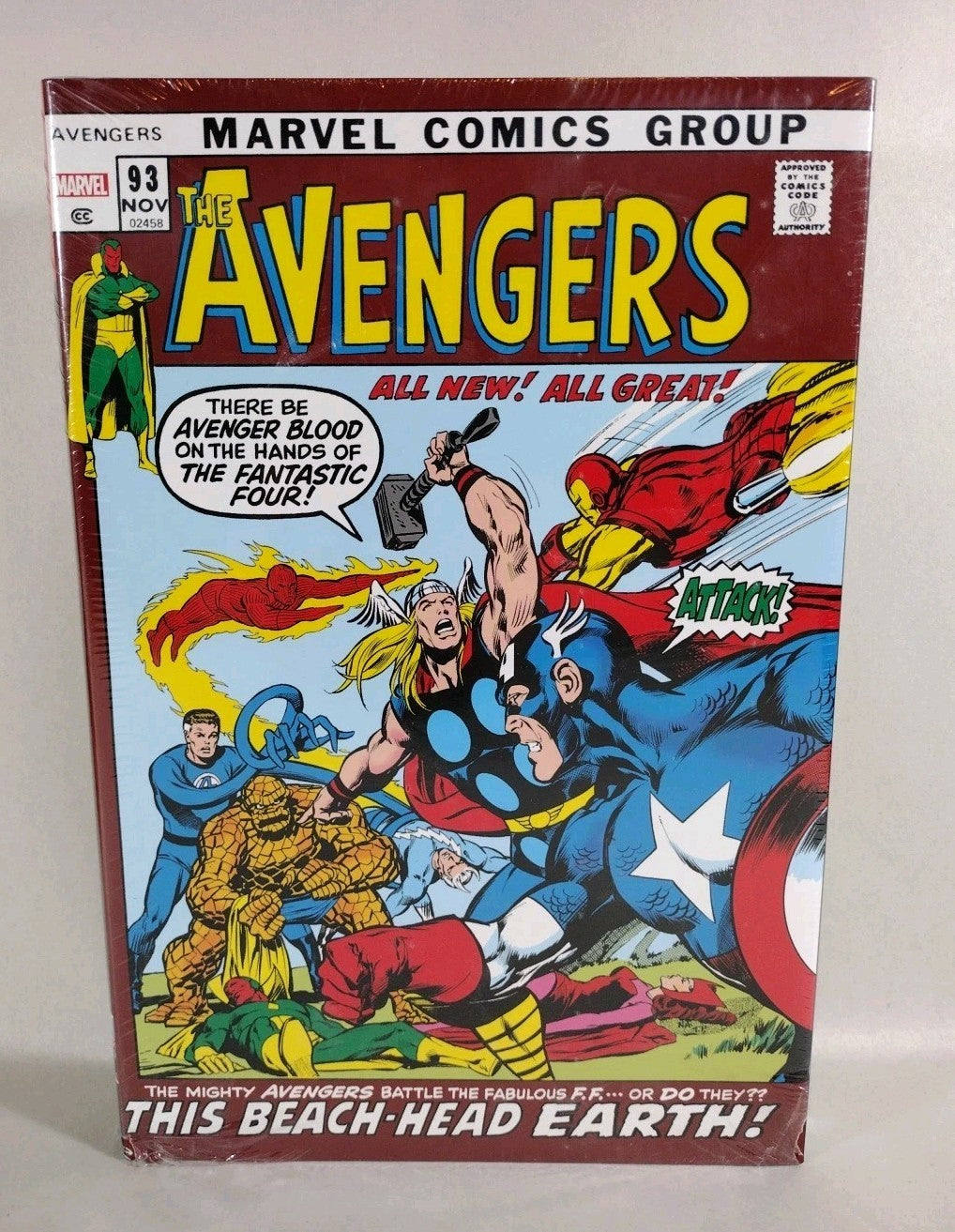 Avengers Omnibus Vol 4 Marvel Comics HC DM Variant Cover Very Good 