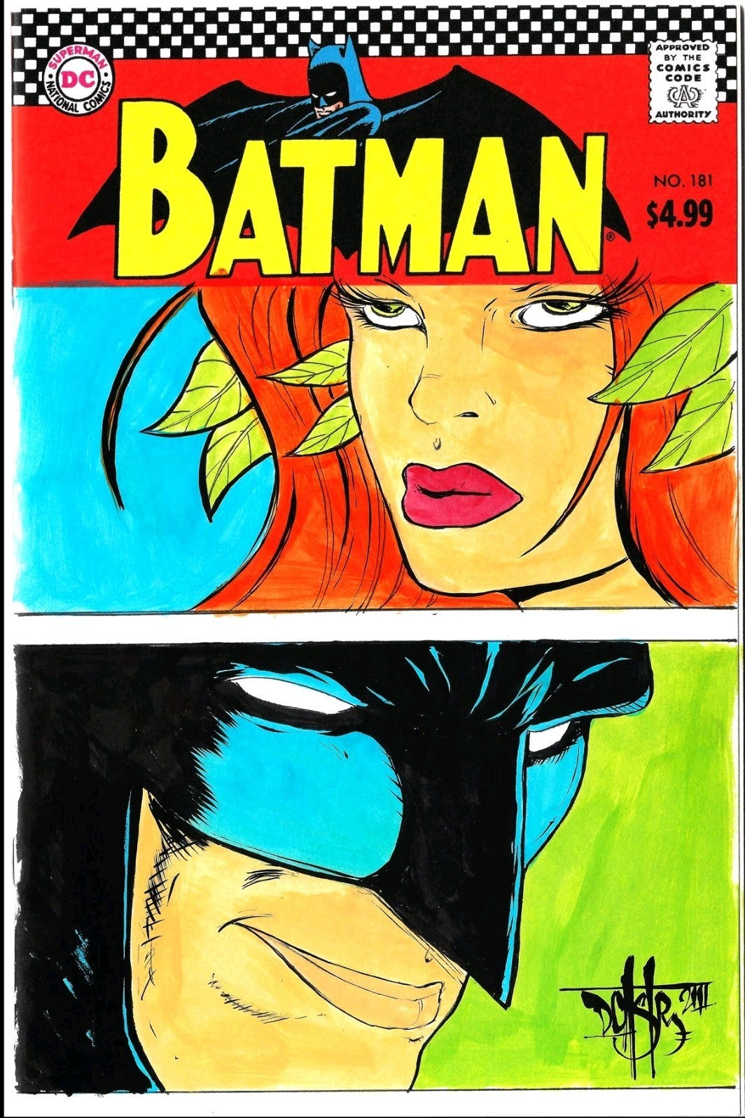 Batman Facsimile #181 (2023) DC Comic Sketch Cover Var W Original Dave Castr Art